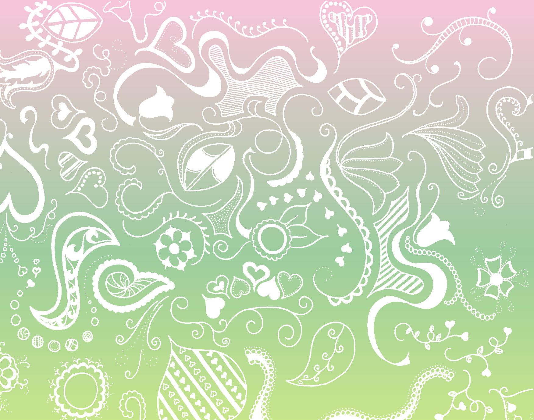 pink green background